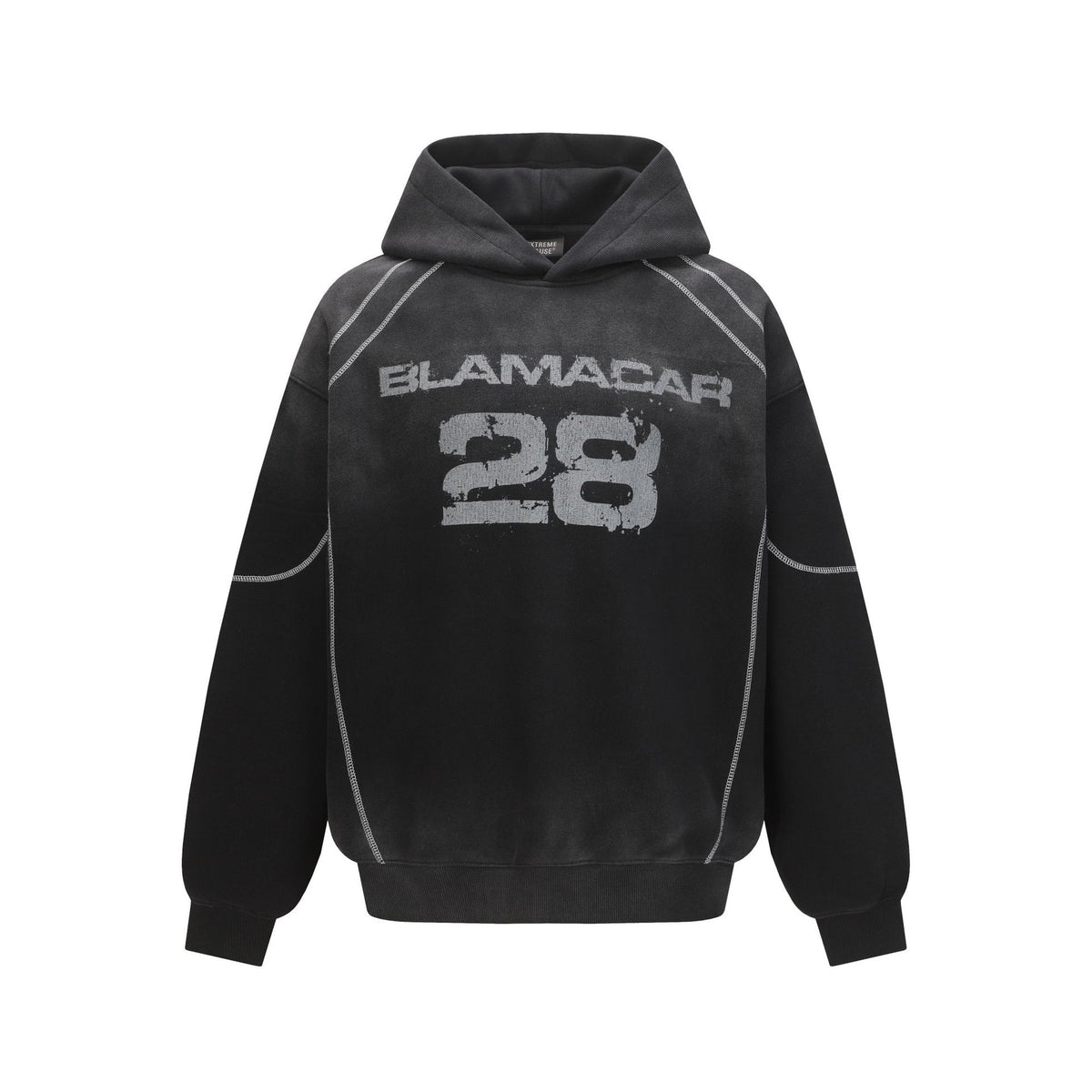 Washed-Dye Letter Hoodie — streetwear hoodie from SweaterWeather
