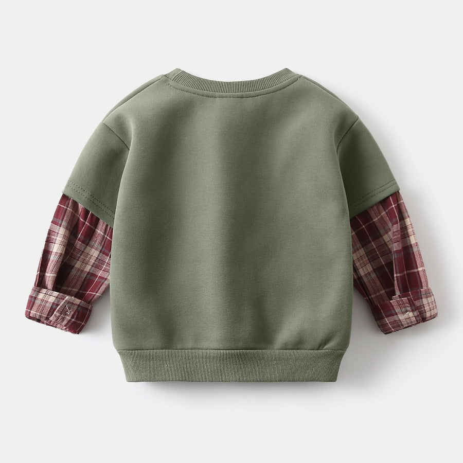 Kids' Alphabet Layered-Look Hoodie — streetwear hoodie from SweaterWeather