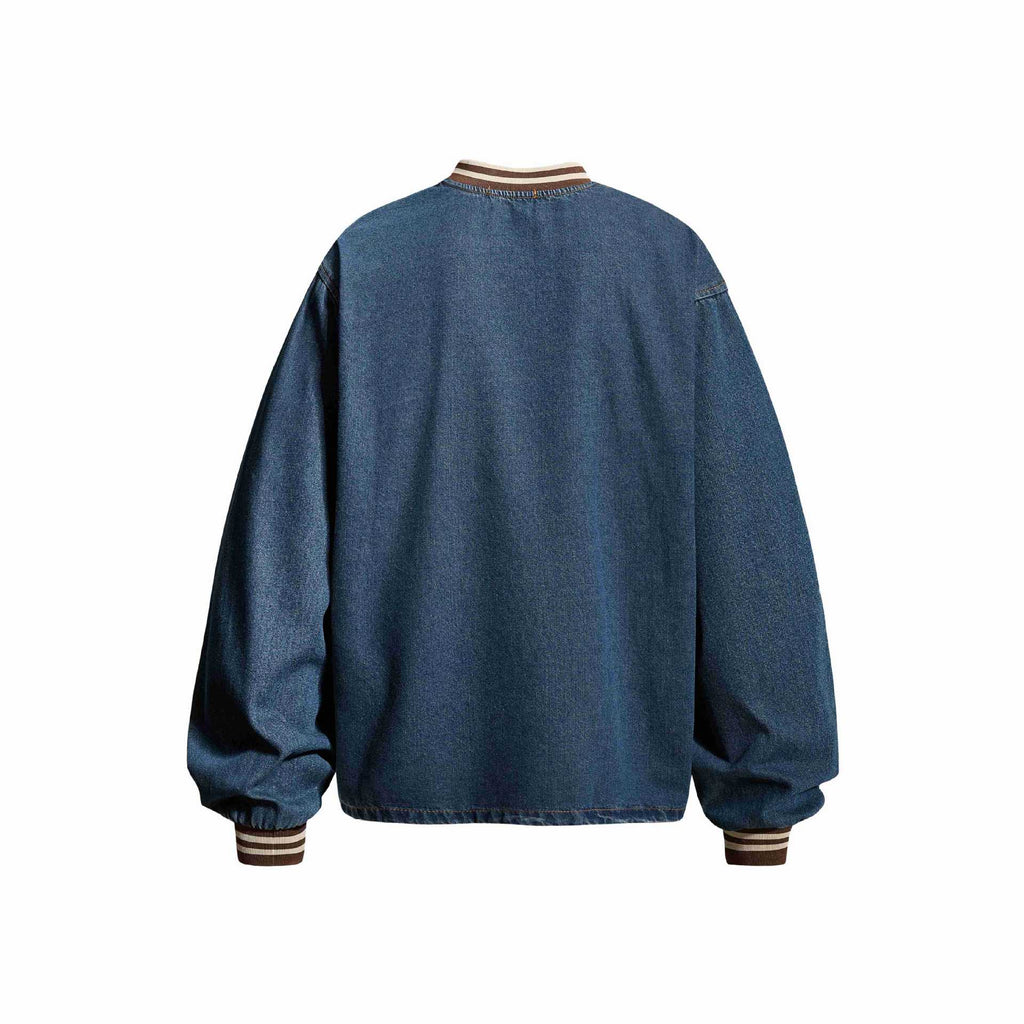 Vintage Letter-Embroidered Hoodie — streetwear hoodie from SweaterWeather