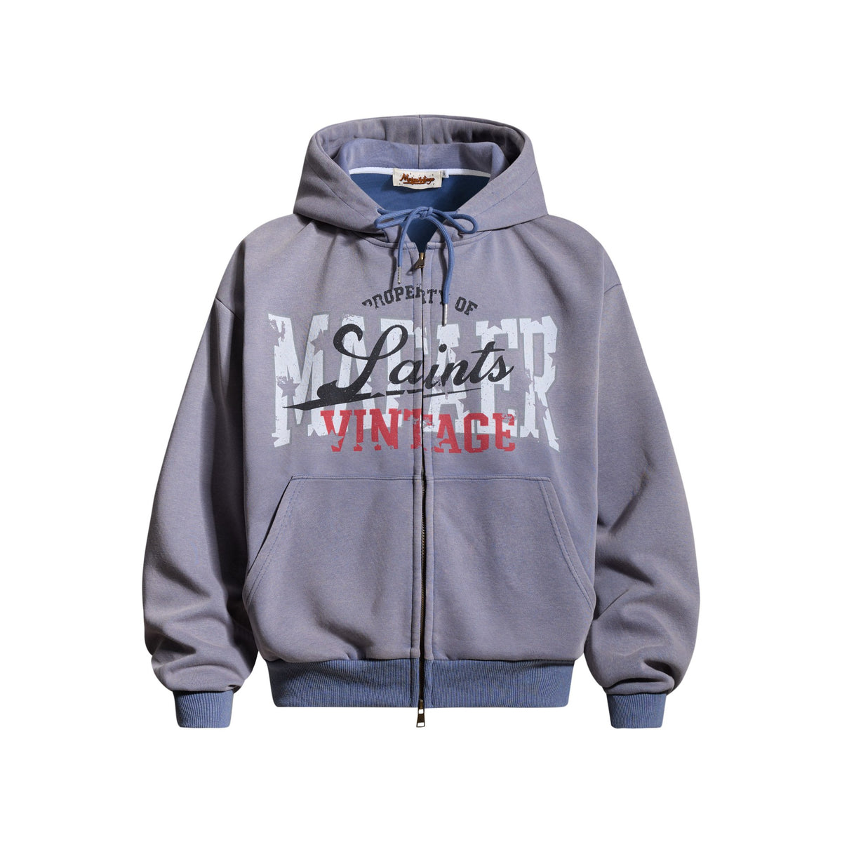 Retro Letter-Print Hoodie — streetwear hoodie from SweaterWeather