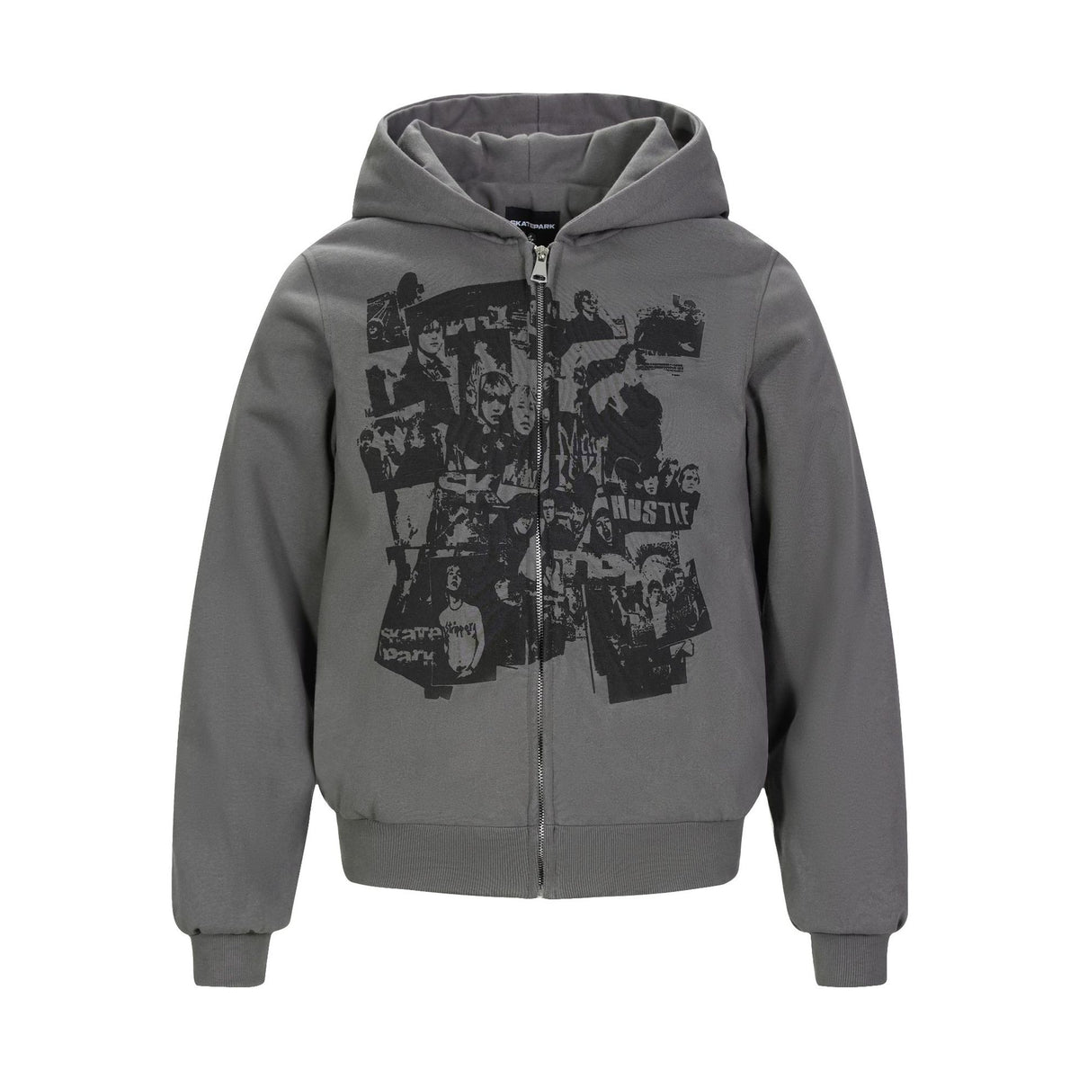 Abstract Print Hooded Cardigan — streetwear hoodie from SweaterWeather