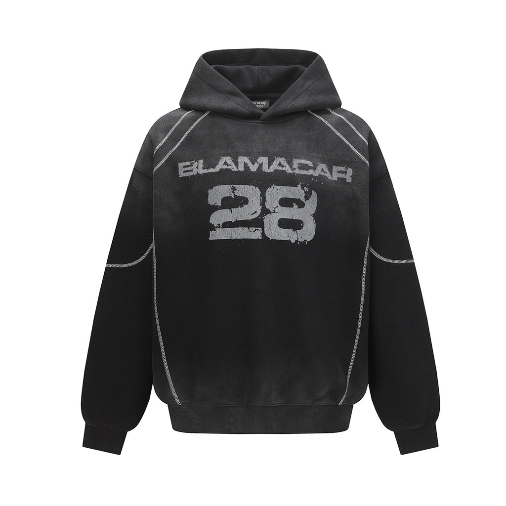 Washed-Dye Letter Hoodie — streetwear hoodie from SweaterWeather