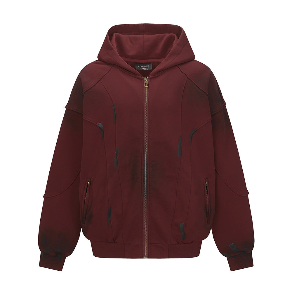 Paint-Splatter Grunge Hoodie — streetwear hoodie from SweaterWeather