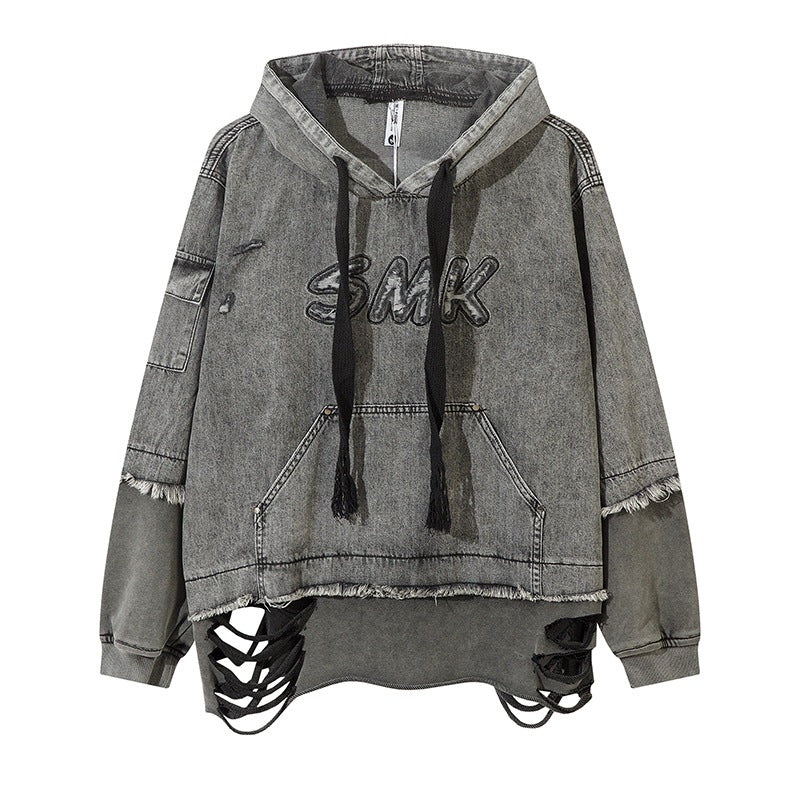 Distressed Grunge Hoodie — streetwear hoodie from SweaterWeather