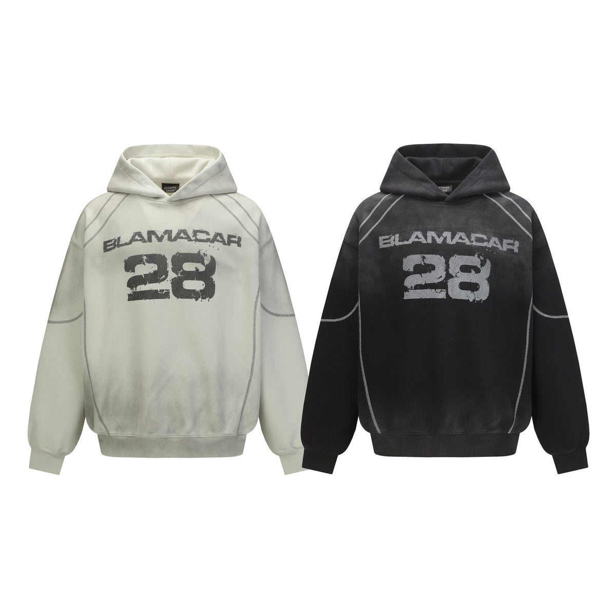 Washed-Dye Letter Hoodie — streetwear hoodie from SweaterWeather