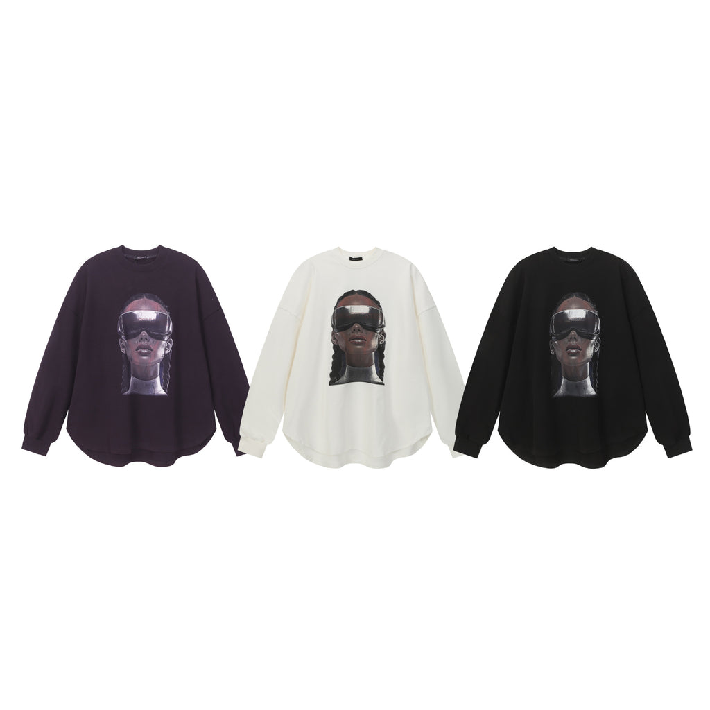 Cyberpunk Character Print Hoodie — streetwear hoodie from SweaterWeather