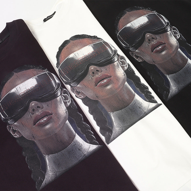 Cyberpunk Character Print Hoodie — streetwear hoodie from SweaterWeather