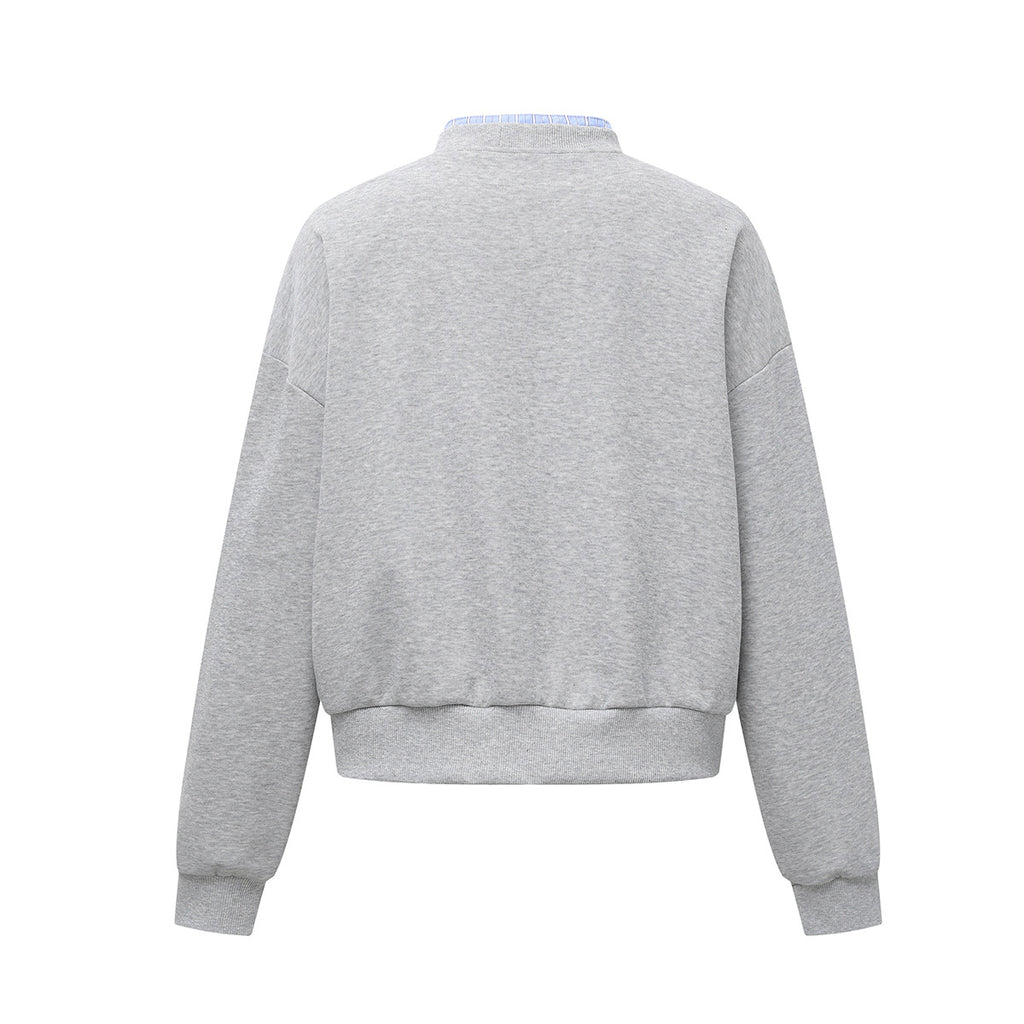 Geometric Layered-Look Hoodie — streetwear hoodie from SweaterWeather