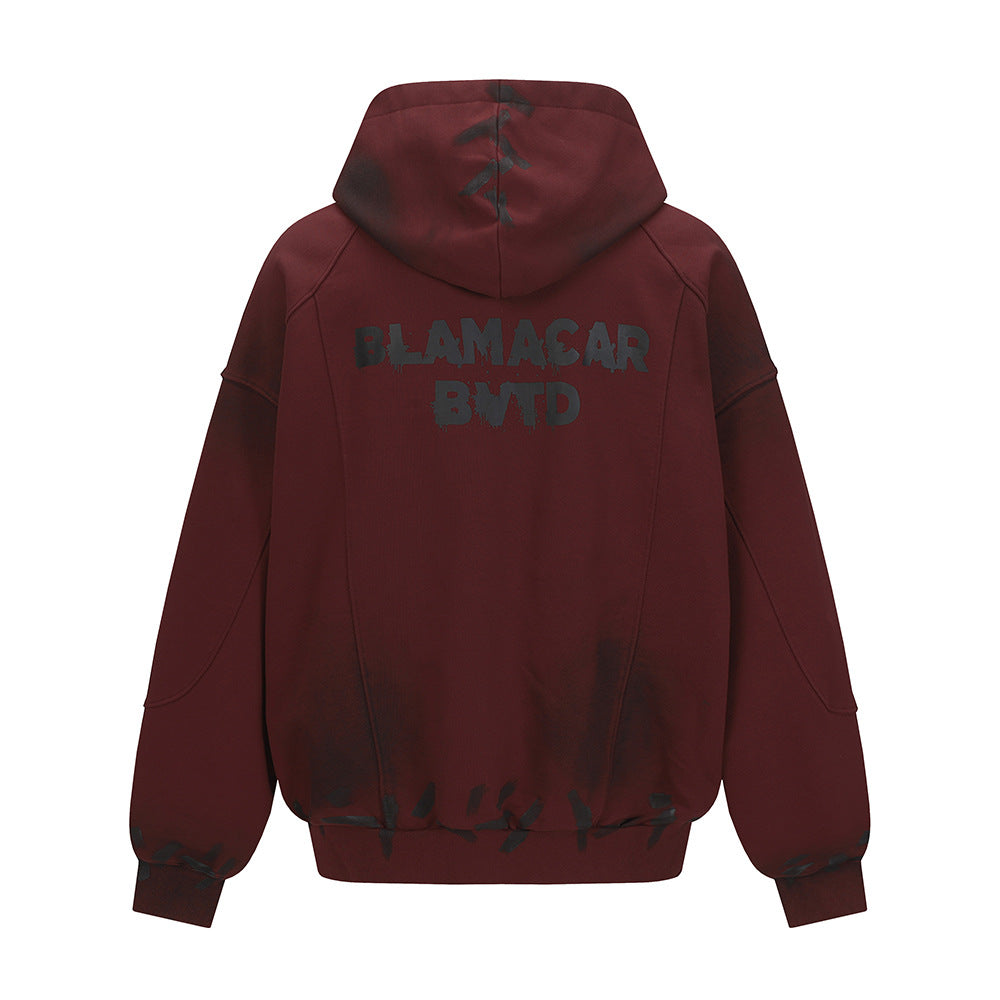 Paint-Splatter Grunge Hoodie — streetwear hoodie from SweaterWeather