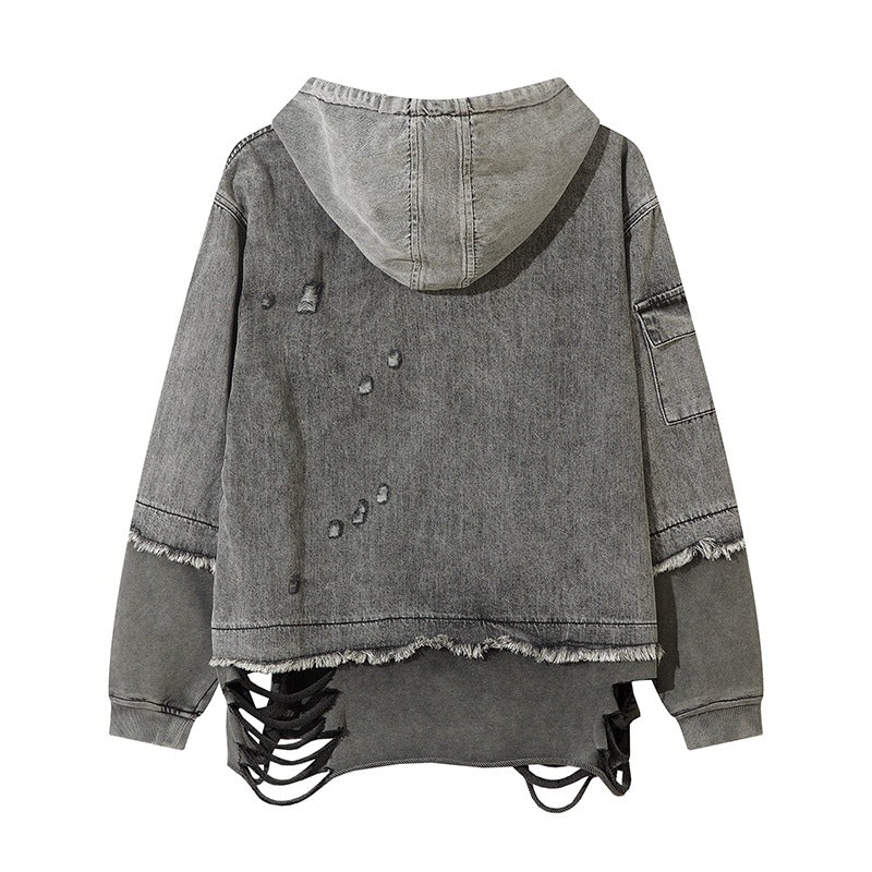 Distressed Grunge Hoodie — streetwear hoodie from SweaterWeather
