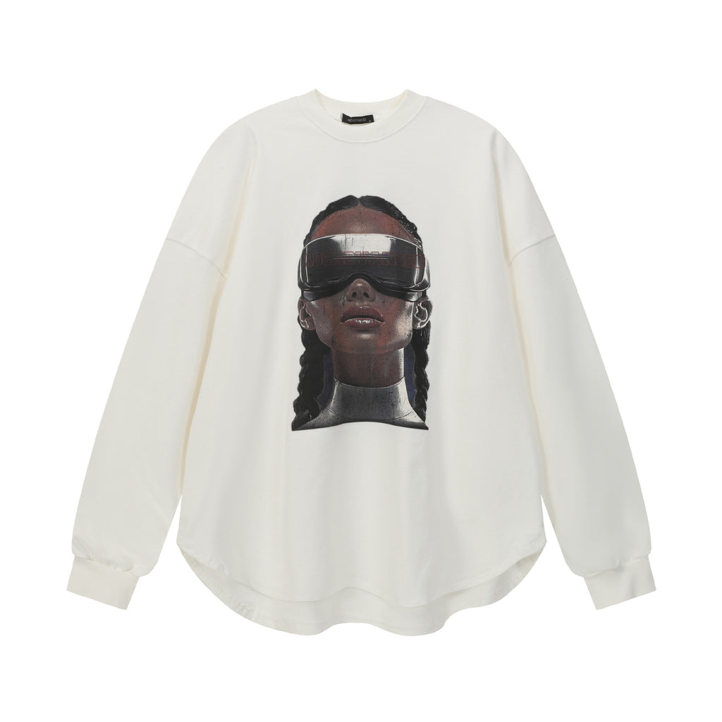 Cyberpunk Character Print Hoodie — streetwear hoodie from SweaterWeather