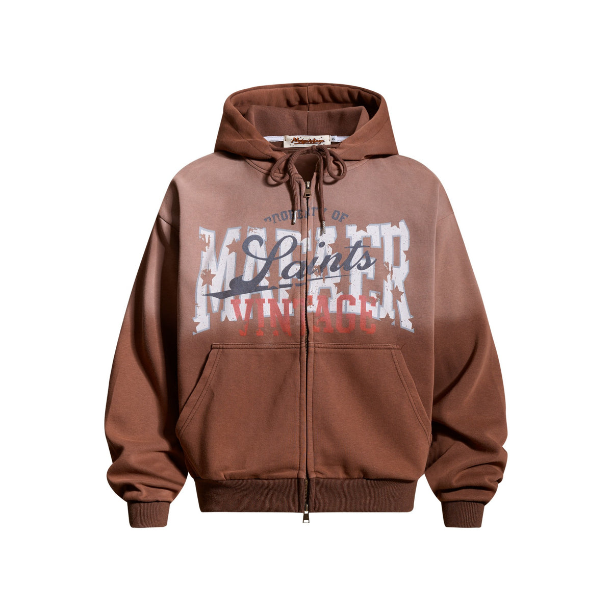 Retro Letter-Print Hoodie — streetwear hoodie from SweaterWeather