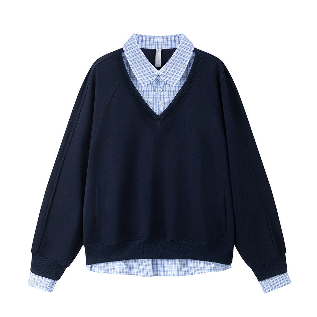 Colorblock Collar Hoodie — streetwear hoodie from SweaterWeather