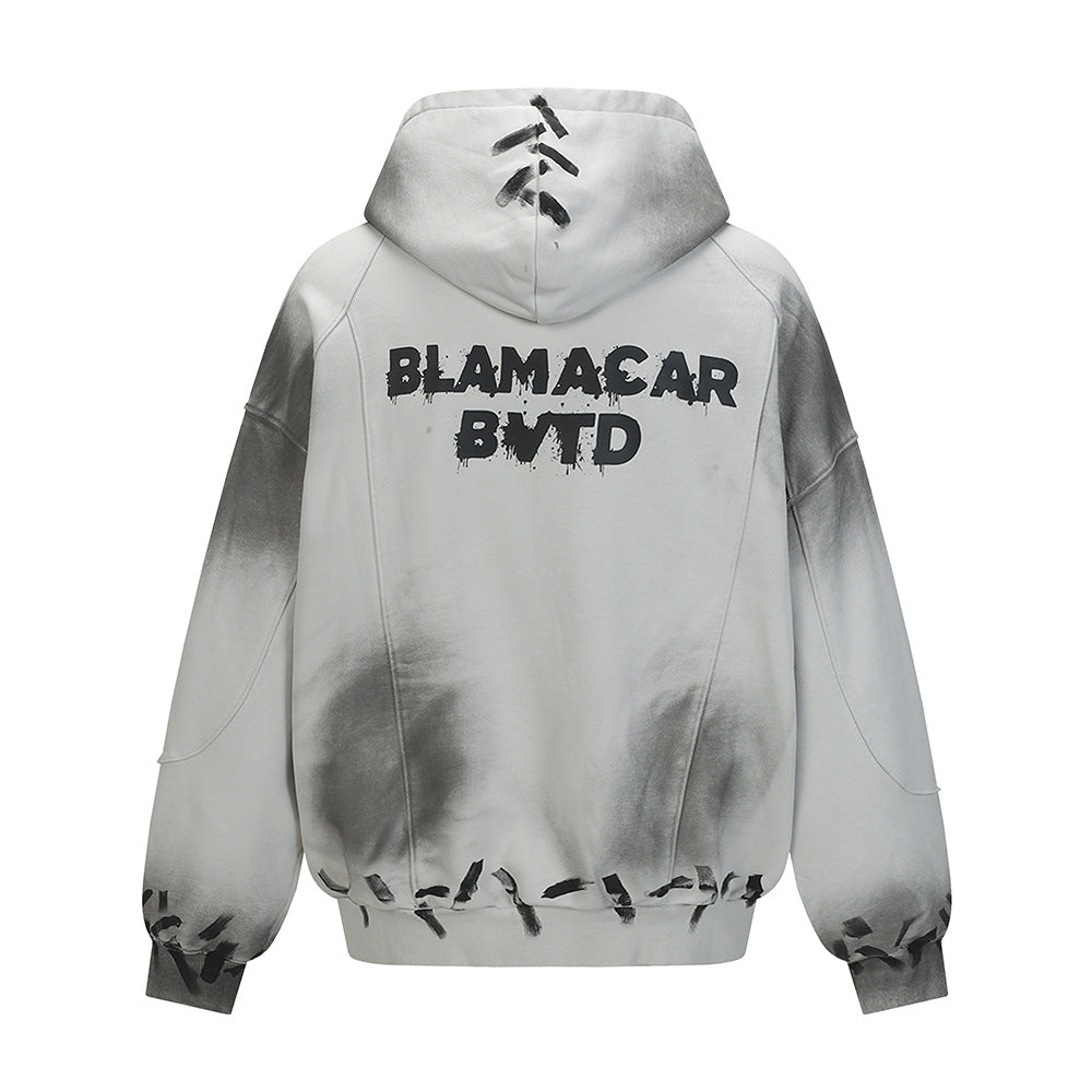 Paint-Splatter Grunge Hoodie — streetwear hoodie from SweaterWeather