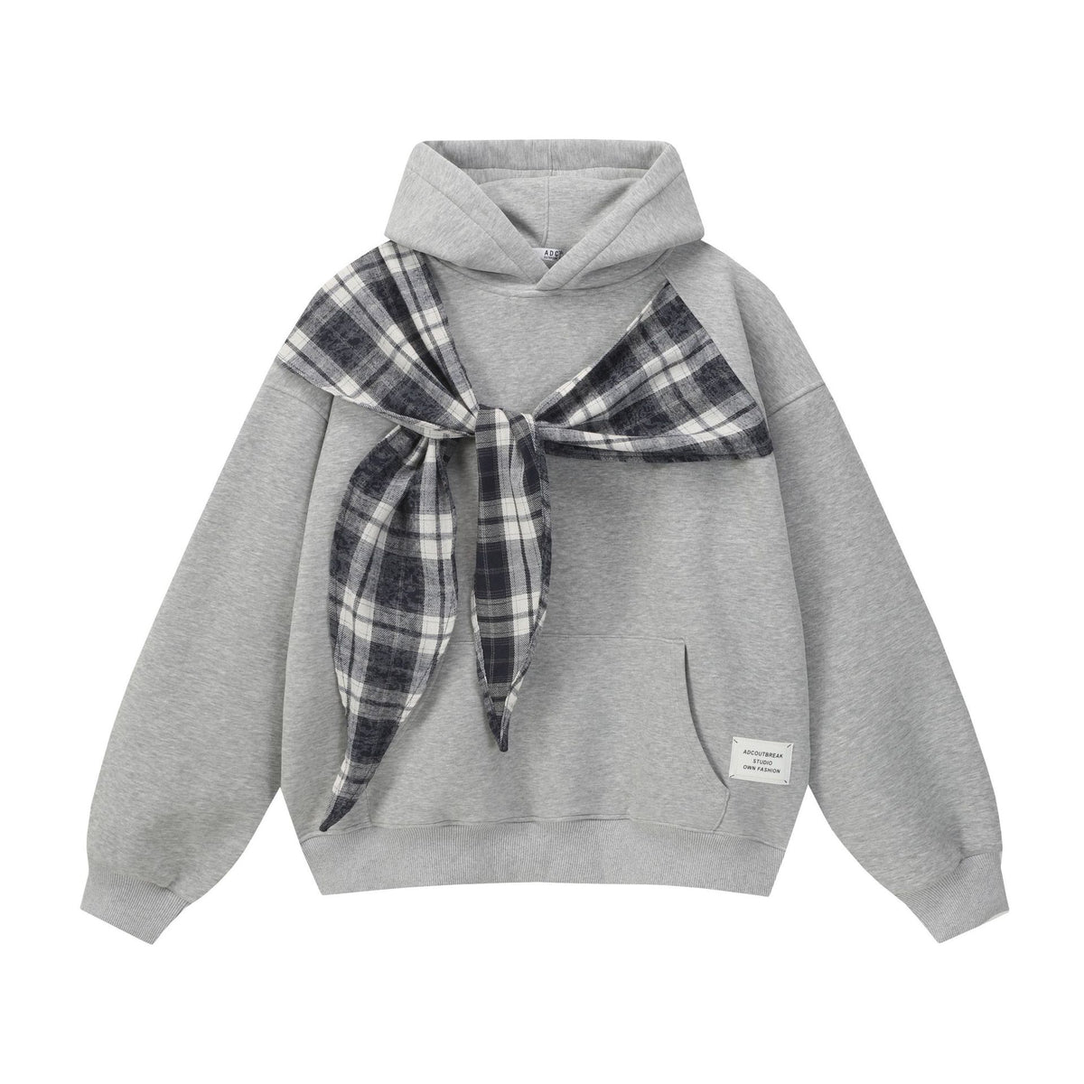 Bow-Tie Layered Hoodie — streetwear hoodie from SweaterWeather