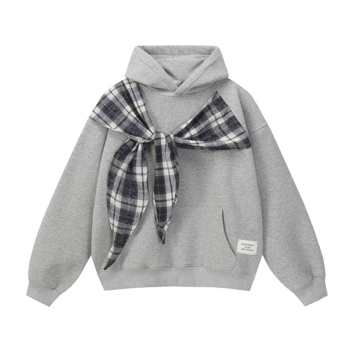 Bow-Tie Layered Hoodie — streetwear hoodie from SweaterWeather