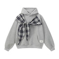 Bow-Tie Layered Hoodie — streetwear hoodie from SweaterWeather